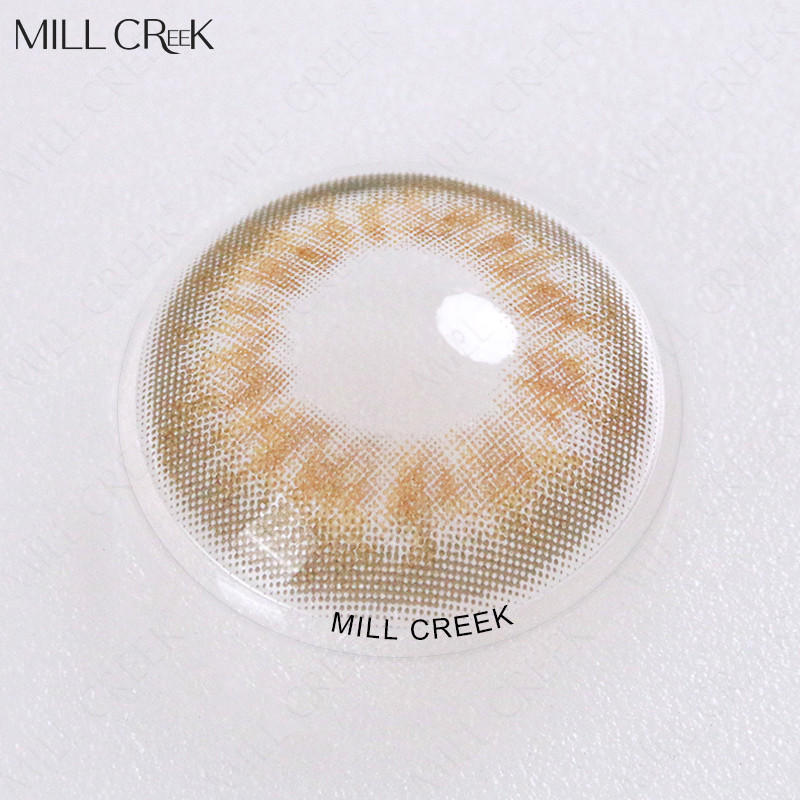 Prescription Circle 14mm Contact Lens Taylor Green Grey Brown Purple