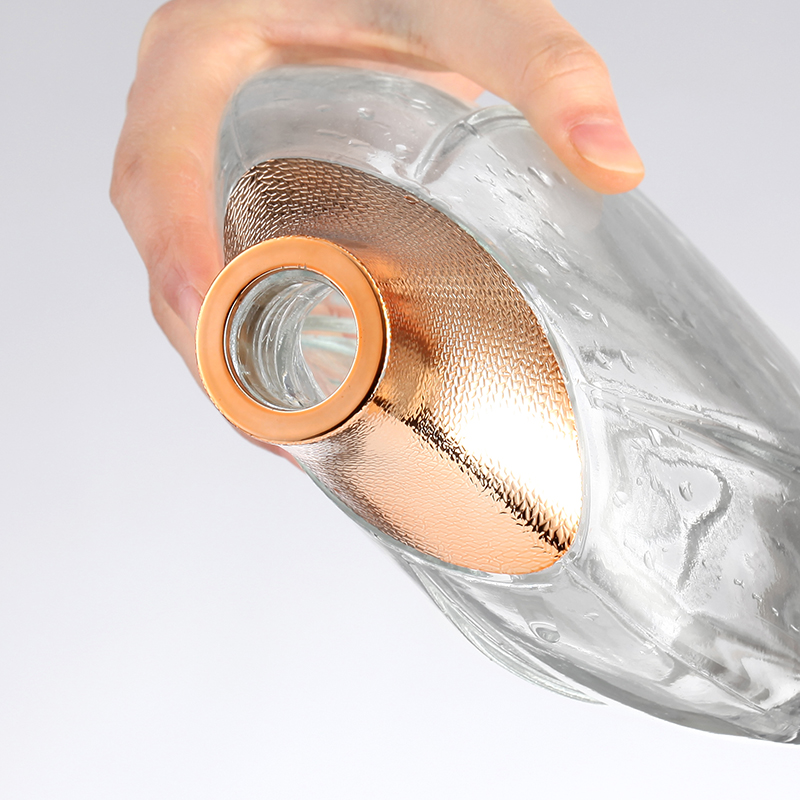 Custom Size Accepted Clear Glass Bottle for Xo Vodka Wine 500ml 700ml 750ml Accepted