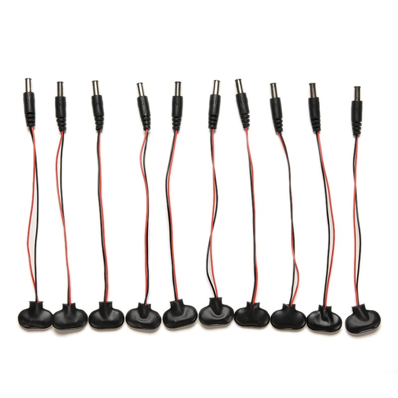 Experimental 9V Battery Snap Connector Wire Harness 18cm Rubber Soft Shell