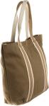 Brown Cotton 35*37*11CM 5oz Foldable Canvas Tote Bag