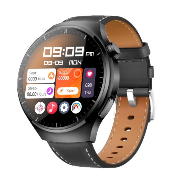 S20 Max Smart Watch IP67 Fitness Tracker Leather Belt Smart Watch With Rugged