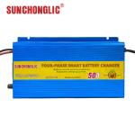 Four Phase 220V DC Battery Charger Heat Resistance 50 Amp AGM Battery Charger