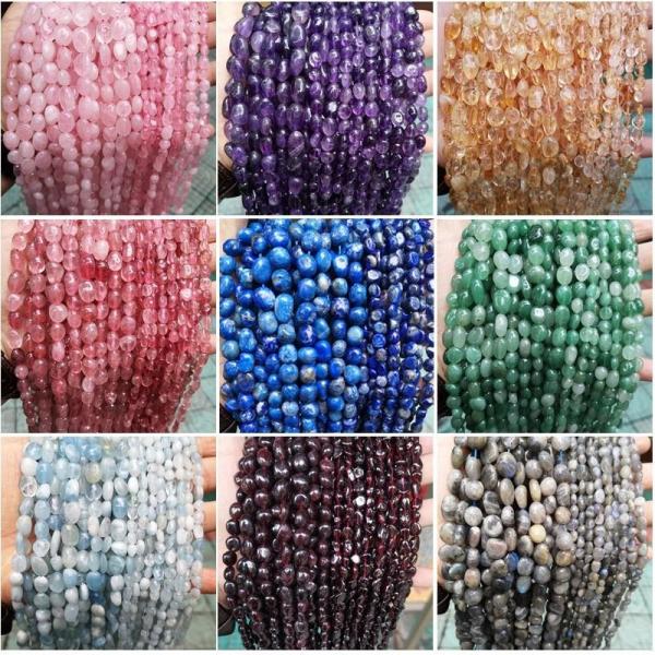 Natural Crystal Gemstone Irregular Shape Rose Quartz / Strawberry Quartz /