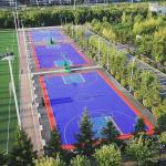 Interlocking Basketball Outdoor Floor Tiles For Sports Court