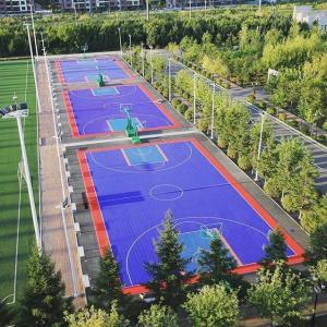 China Interlocking Basketball Outdoor Floor Tiles For Sports Court wholesale