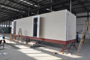 China Prefab Mobile Cabin House / Steel Frame Prefab Modular Homes For Guard House wholesale