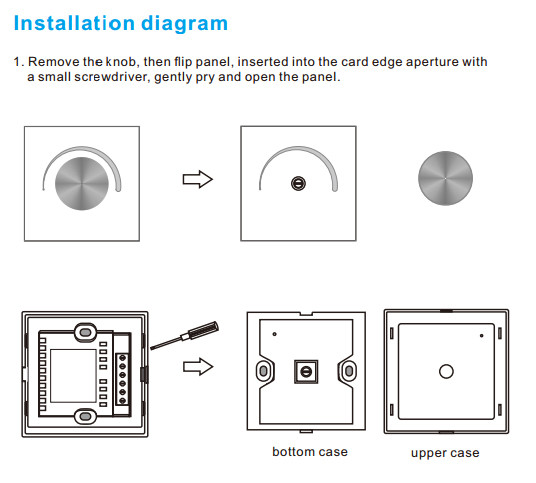 Rotary Dimmer Switch For Led , 120v Dimmer Switch Compatible With Led Bulbs