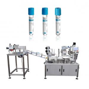 China Clean Bench Automatic Round Tube Bottle Filling Labeling Machine Reagent Electric Vial wholesale
