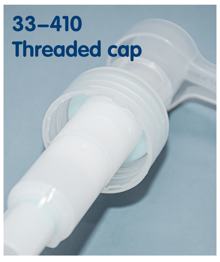 33-410 All Plastic Lotion Pump Recycling UKAP10 Sustainable Skincare Packaging