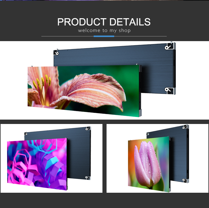 High Density P3.9 Welcome Display 500x1000 LED Display Screen For Shops