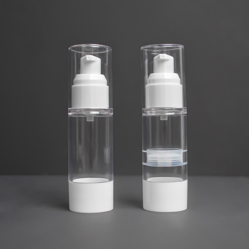 AS Base Material Luxury Empty Airless Spray Pump Bottles 15ml 30ml 50ml 80ml 100ml 120ml for Travel Skincare Convenience