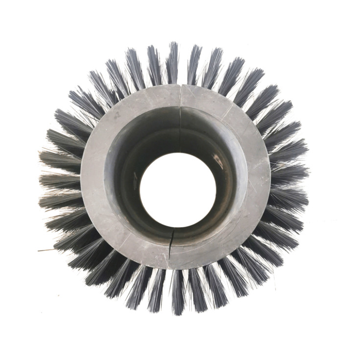 Long Bristle Cylindrical Wheel Brush Roller