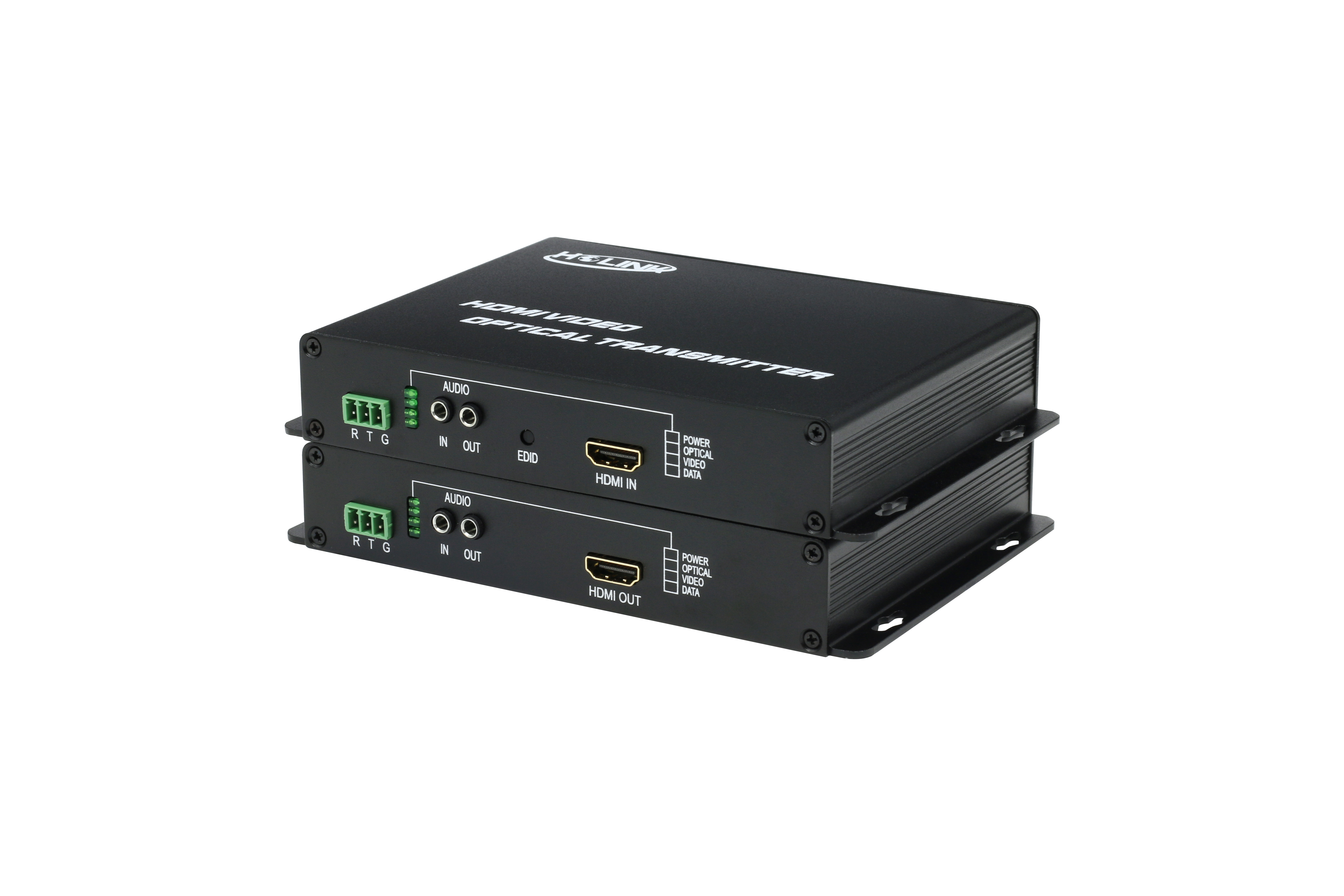 1080P HD AHD CVI TVI Fiber optical converter, 1-CH Video Optical Transceiver with reverse RS485 data For CCTV PTZ Camera