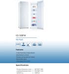 Single Door 6.5 Cu Ft Upright Freezer Frost Free