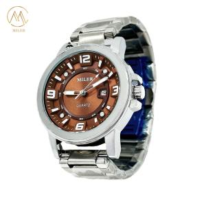 China Waterproof and Luminous Stainless Steel Strap Watch for Businessmen and Women with Square Quartz Movement wholesale