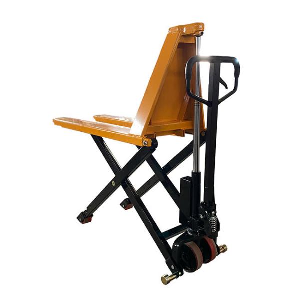 1500kg Manual Hydraulic Scissor Lift Single Scissor Lift Pallet Truck Lifting