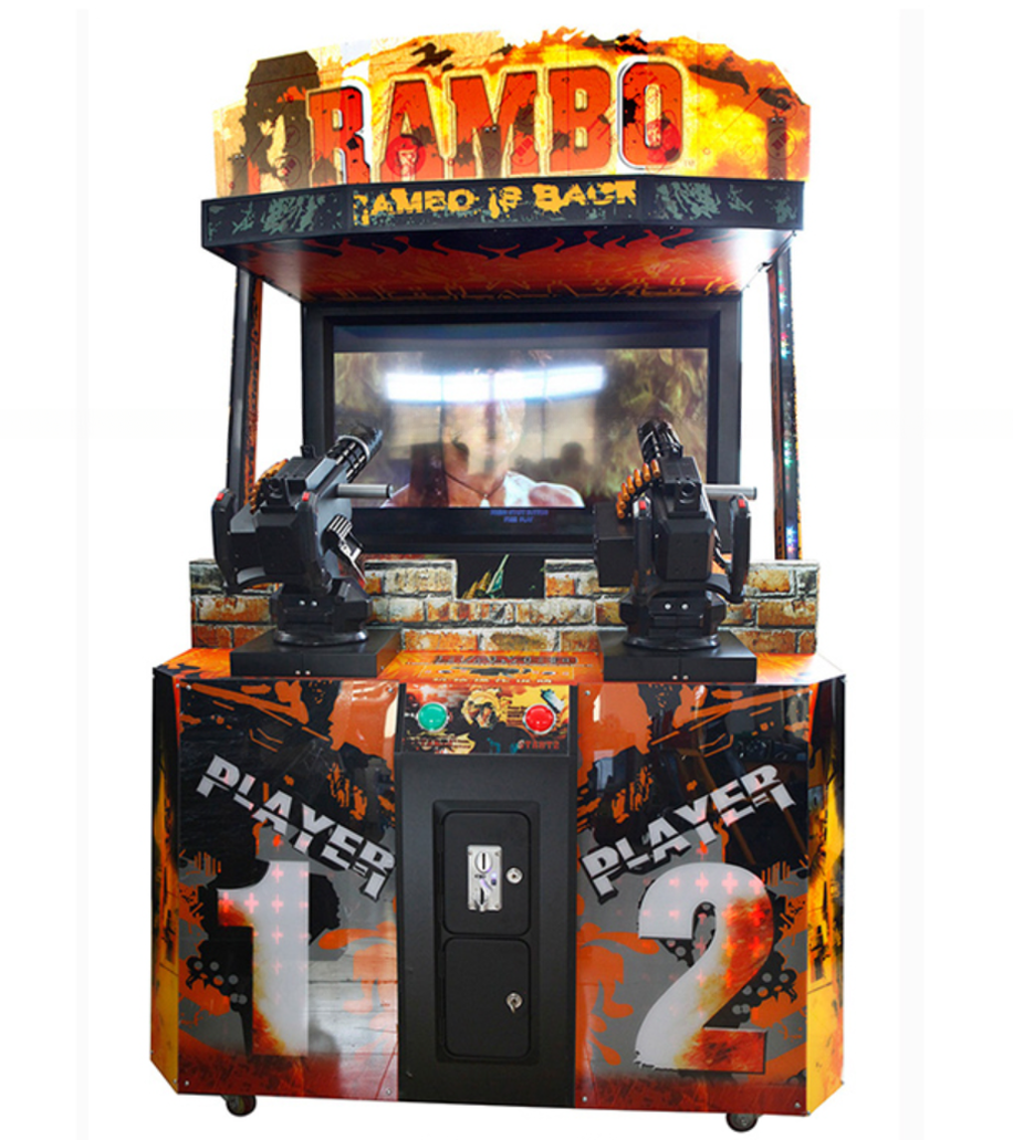 Shopping mall arcade shooting gun video simulator console shooting gun games machines