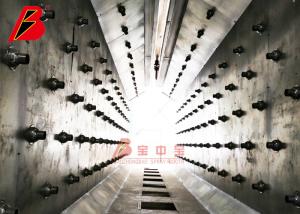 China Big Steel Hot Air Cooling 30min BZB Industrial Paint Booth wholesale