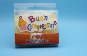 China Cute Personalized Shaped Birthday Candles Smoke Free 100% Paraffin wholesale