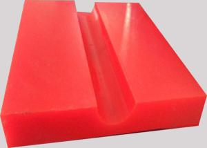 China Elastic abrasion resistance Industrial Red PU Polyurethane parts wholesale