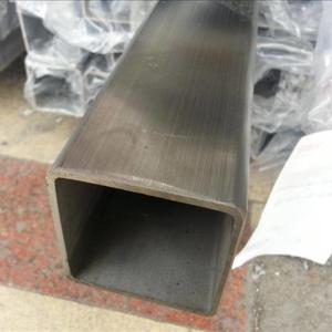 China 304 314 316 API Black Stainless Steel Rectangular Tube Q215 Hollow Section wholesale