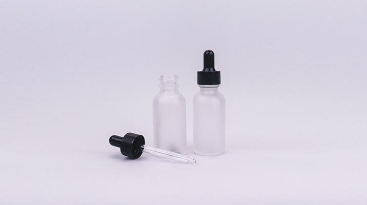 20/400 Frosted Dropper Bottles Clear Empty Eye Dropper Bottle For Essential Oil