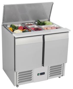 China 250L Refrigerated Saladette Counter 900x700x850mm Static Cooling wholesale