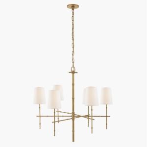 China S 5161 Grenol Medium Modern Bamboo Chandelier Bronze / Polished Nickel / Hand-Rubbed Antique Brass wholesale