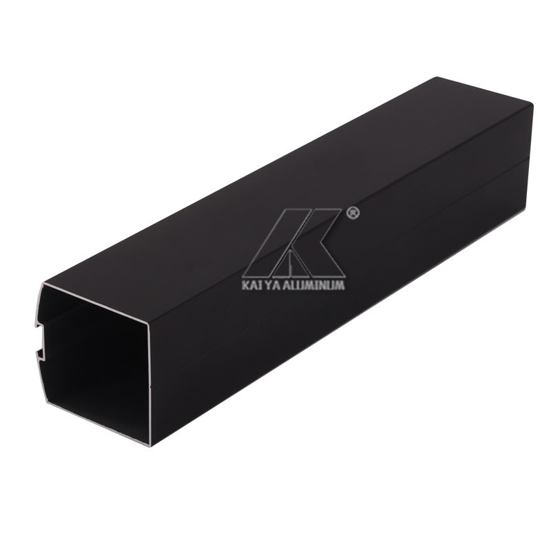 Powder Coating Extruded Wardrobe Aluminium Profile For Sliding Closet Door Frame