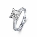925silver 1 Carat Diamond Moissanite Pendant Necklace Women Gift