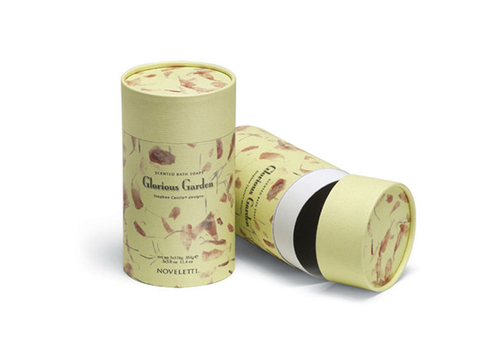 Matte Lamination Paper Tube Packaging Large Diamete Custom Design
