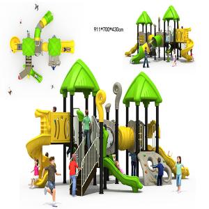 China Staticproof Kids Playground Slide With Plastic Tunnel UVproof wholesale
