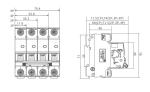 Wholesale DC 400V MCB 2P C Style Miniature Circuit Breaker