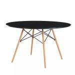 Wooden Legs 17kgs 900mm Modern Dining Table