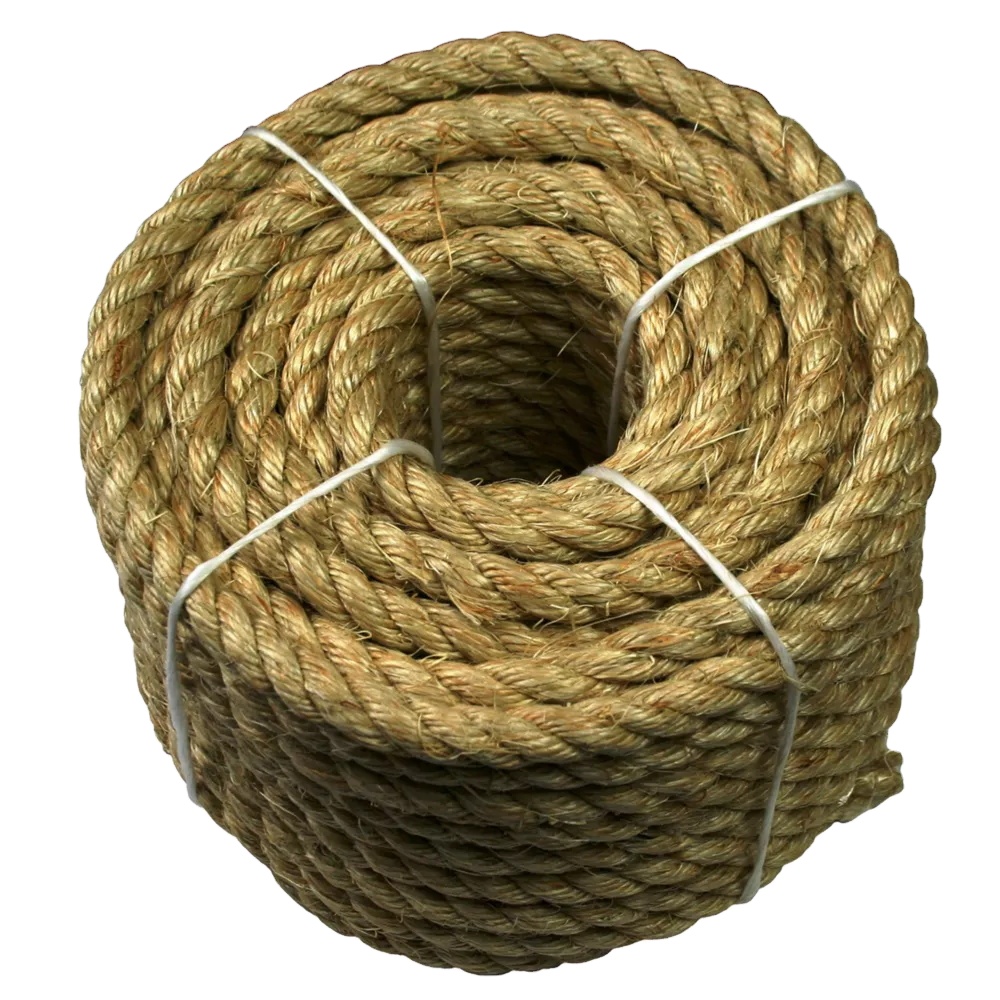 Twist Rope Natural 100% Manila Jute Sisal Rope Specifications 4mm-60mm