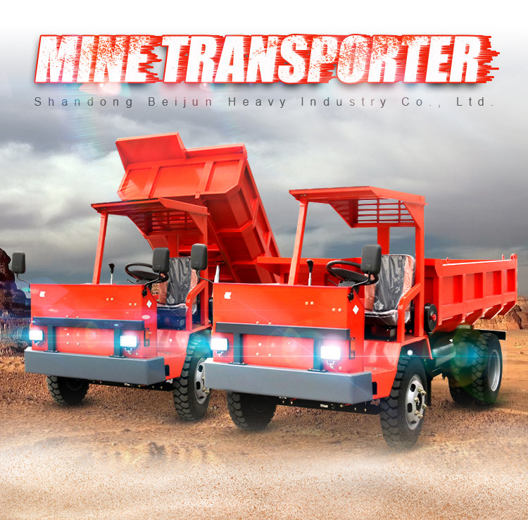 Fuel Efficient Wheel Drive 4x2 Dump Truck 5 Ton Red Dumper Truck