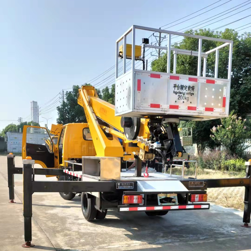 JMC Single Row Telescopicaerial Work Platform High Lifting Truck