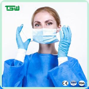 China TYPE IIR BFE 99% 3 Ply Disposable Medical Face Mask wholesale