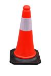 50cm Fluorescent Orange Road Safety Cone