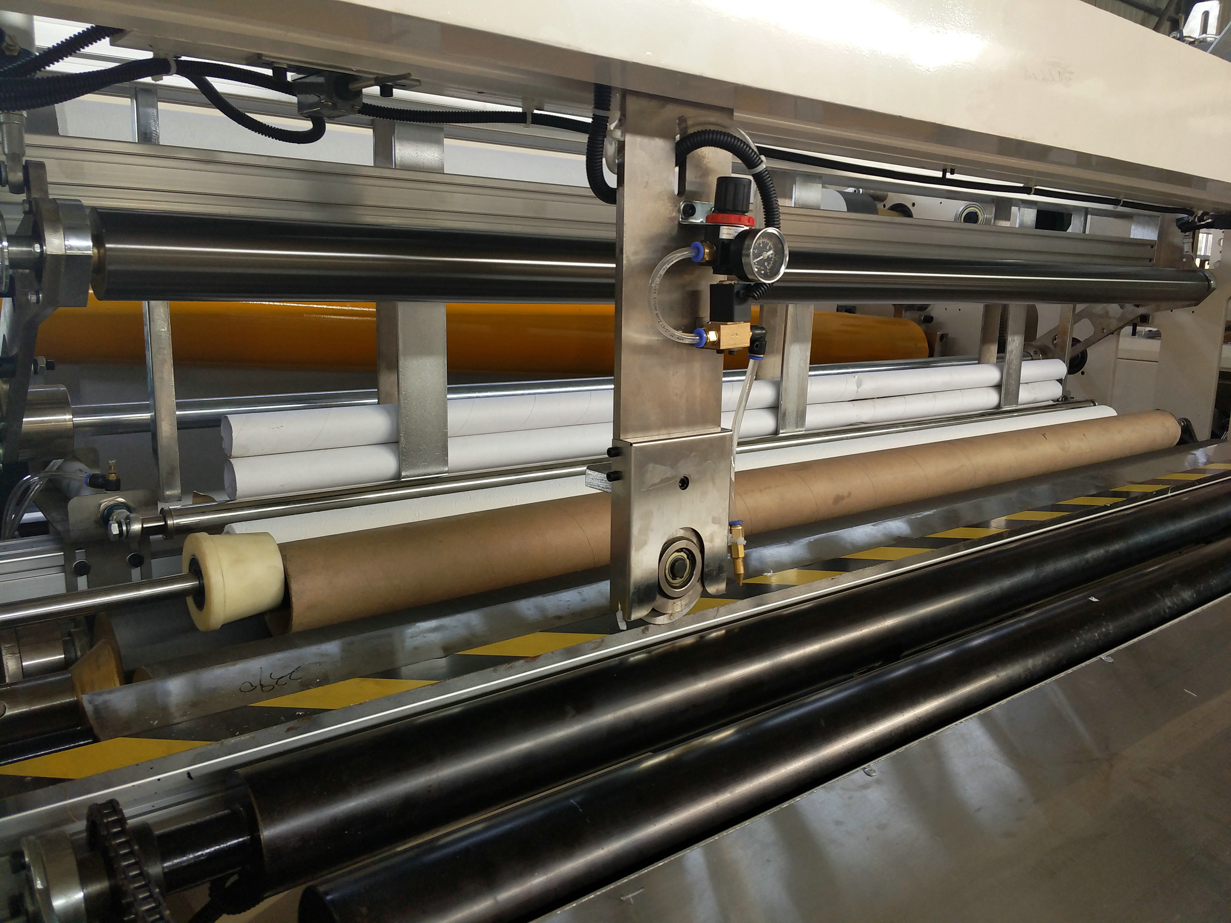 Automatic Wrapper Type High Speed Toilet Paper / Maxi Roll Processing Machine
