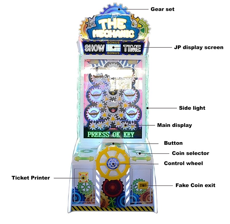 Theme Park Redemption Arcade Machines Coin Operated Upright W897*D970*H2580