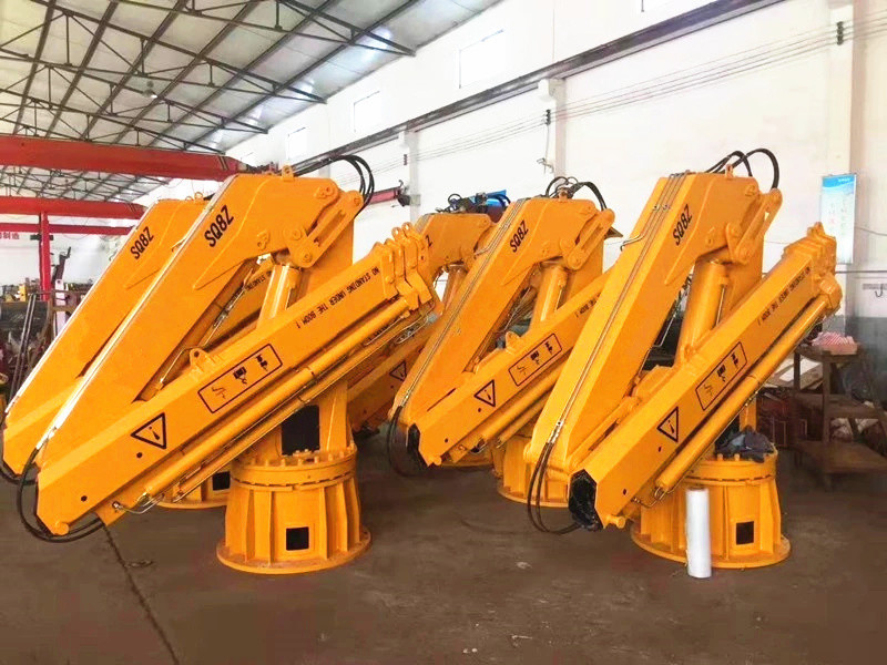 High Quality Factory Direct Marine straight Boom Crane 25 ton Hydraulic Ship Crane