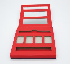 China 100mm Empty Square Eyeshadow Pans / Magnetic Eyeshadow Case Customized wholesale