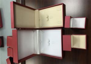 China Paper + Velvet + Plastic Jewelry Box Elegant Style Custom Luxury Handmade wholesale
