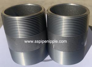China Black Pipe Nipple BSPT wholesale