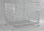 Collapsible wire mesh containers