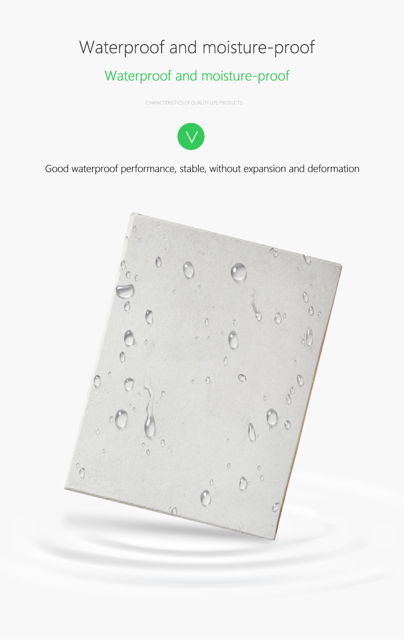 Exterior Cement Siding Fibre Cement Board With Polished Surface