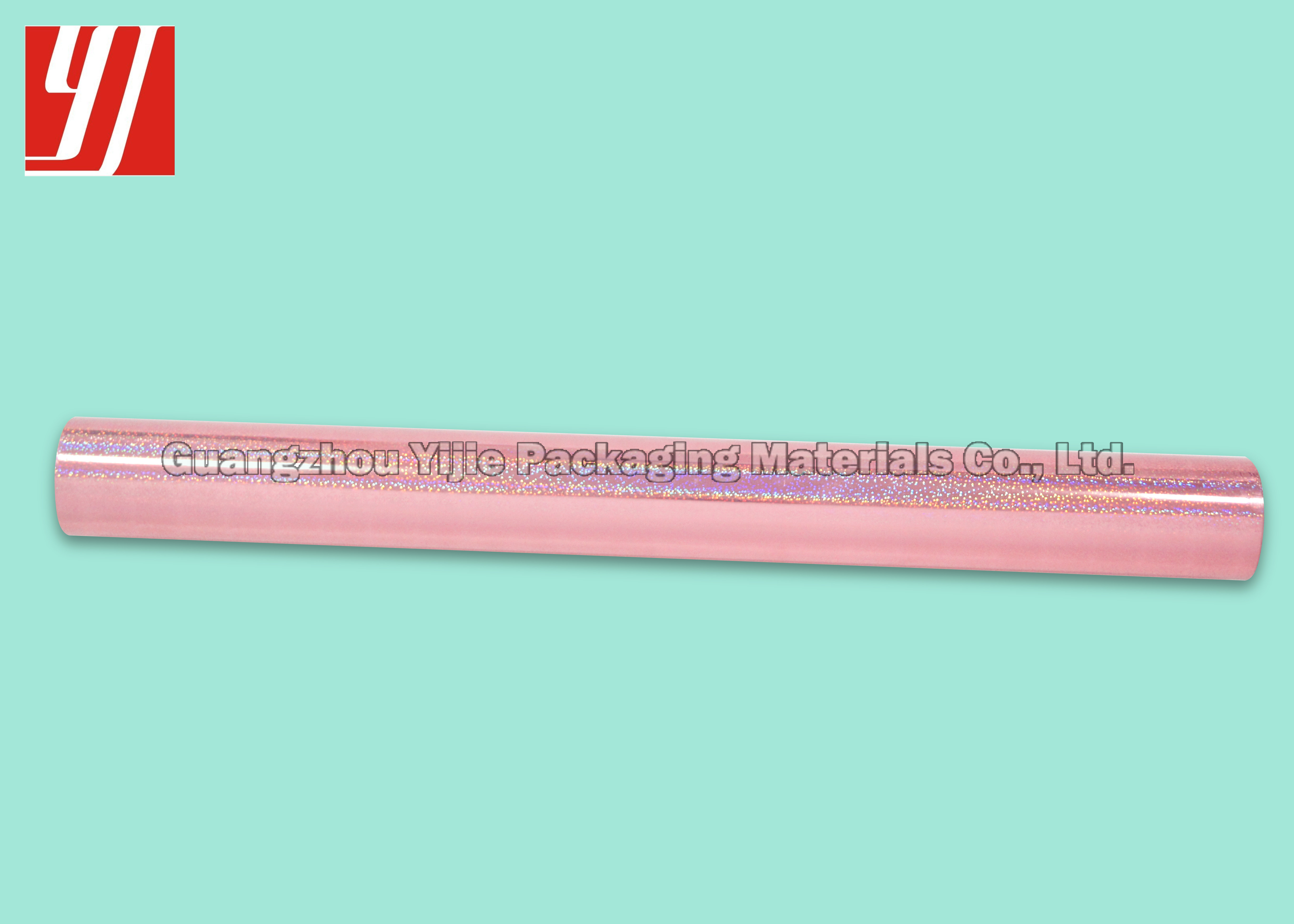 Pink Dot Holographic Hot Stamping Foil For Water Based Varnish Perfume Package