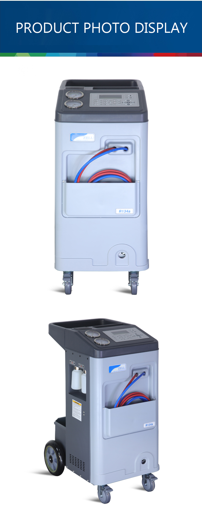 OEM Refrigerant Automotive AC Recovery Machine 18bar