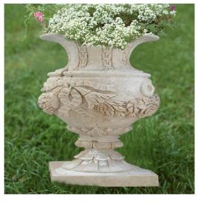 China Garden Stone Flower Pot, Stone Carved Planter, Marble Granite Flower Pot (YKFP-5) wholesale
